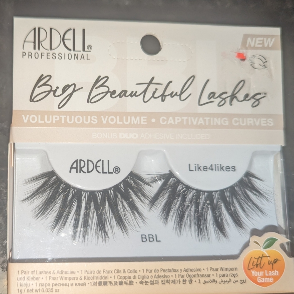 NWT, 2pks,Ardell, big, beautiful lashes, Mija and like4likes - Picture 2 of 5